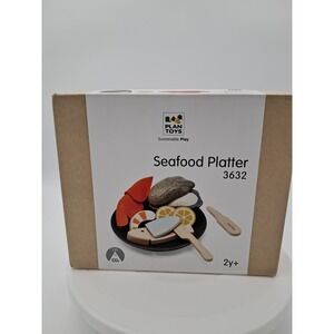 Plan Toys SEAFOOD PLATTER 3632  Sustainable Play 13 Piece 2Y+